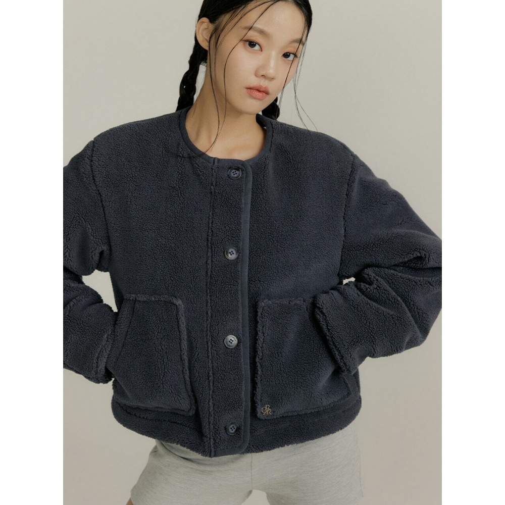 シティブリーズデタッチャブルフリースジャンパーネイビー