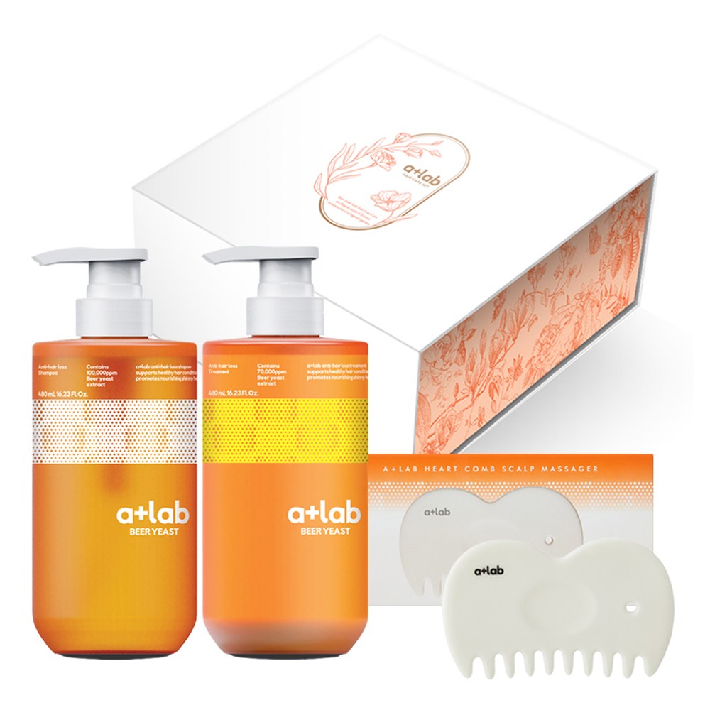 エープラスラップビール酵母ヘア2種+カットスペシャルギフトセット+ショッピングバッグ