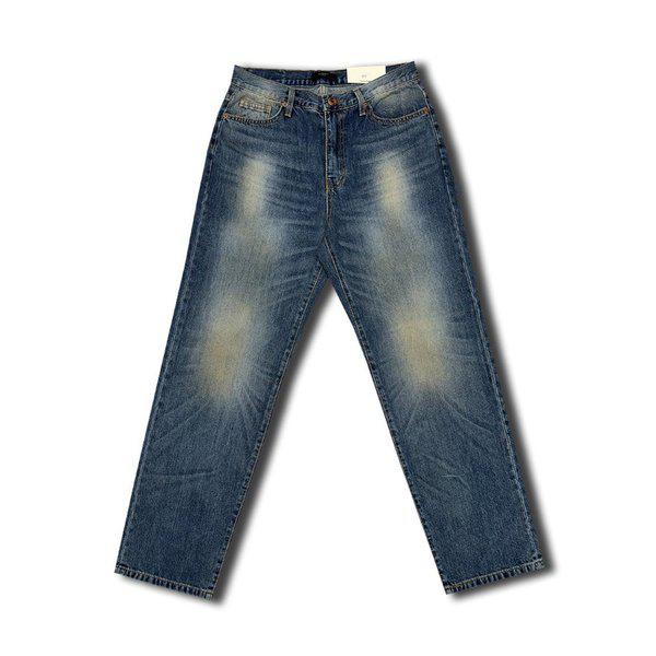 メンズ季節の変わり目オールキャットブラッシュダイイングデニムパンツOF-JEA-292