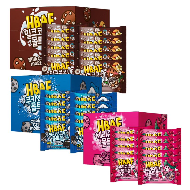 [韓国の人気お菓子] モルトボール お菓子 40g × 10個 / チョコボール 