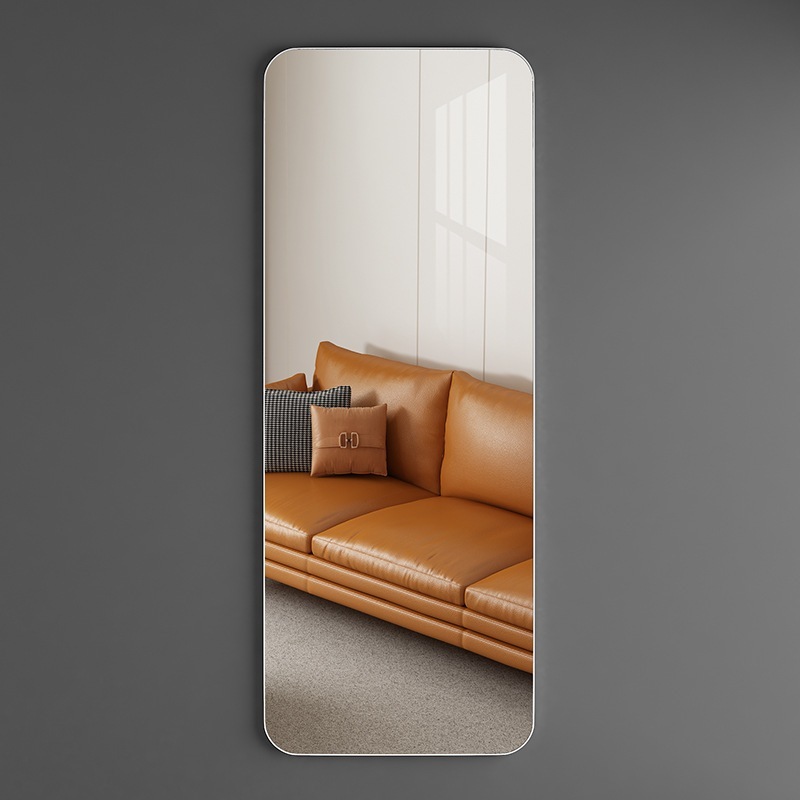 鏡貼り壁自己粘着全身鏡家庭用姿見女子寝室化粧壁掛け寮試着壁貼り