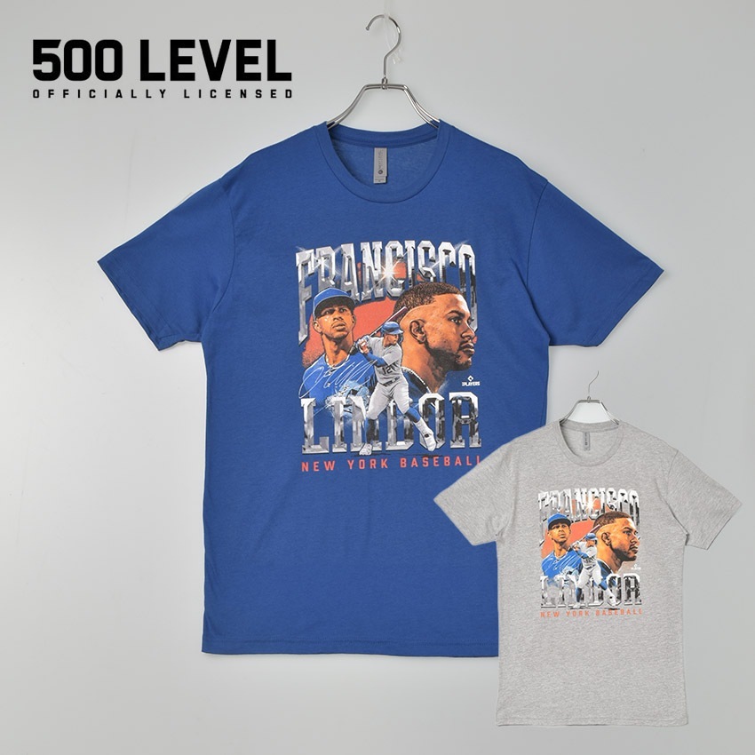 フランシスコリンドーア 野球 選手 プリント MLB メジャーリーグ 半袖Tシャツ メンズ BNLCROY-XX-0059-050-15 ウエア トップス カットソー ニューヨークメッツ