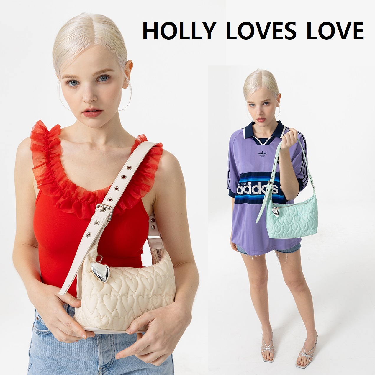 [HOLLY LOVES LOVE] 韓国スタイル Mini Fudge Bag 3 COLOR