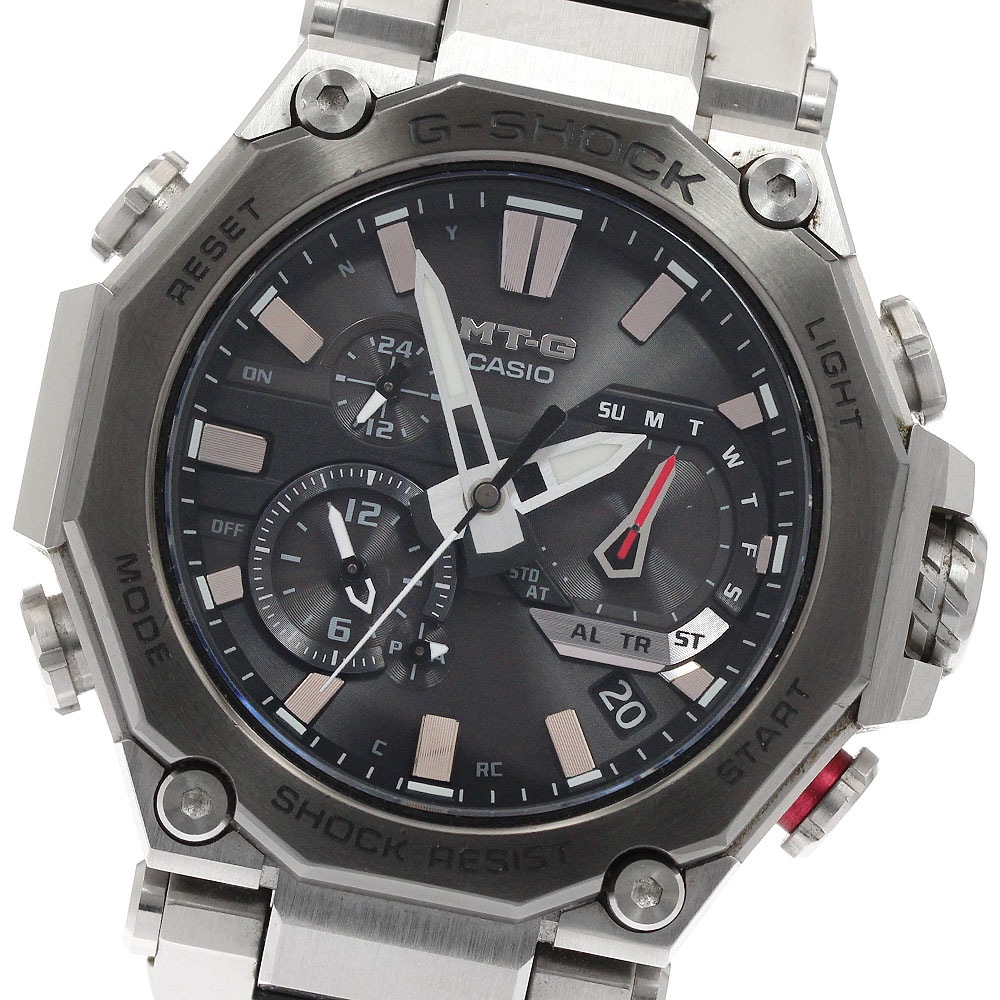 カシオ CASIO MTG-B2000D-1AJF G-SHOCK MT-G ソーラー電波 メンズ 箱・保証書付き_935482【中古】