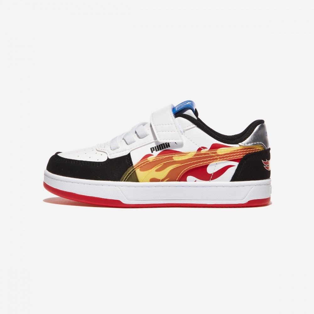 Puma Puma Caven 2.0 Hot Wills PKI40140401-PUMA ブラックレッドファイヤー-プーマホワイト