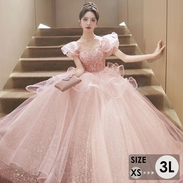 ドレス 大人 キラキラ ピアノ 発表会 ロングドレス 小さいサイズ 袖付き 半袖 演奏会 結婚式 母親 演奏会用ドレス ロング 黒 披露宴 レディース 演奏会ドレス ピアノ発表会 韓国 イブニングドレ