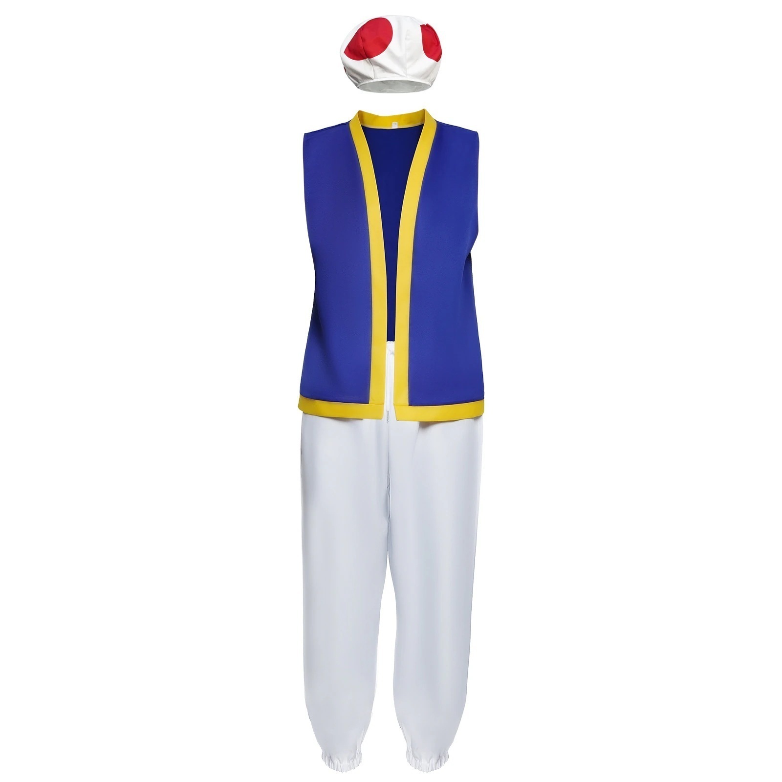 【迅速な出荷】マリオ兄弟服ハロウィーンマリオ大映画チノビオ帽子コスプレ