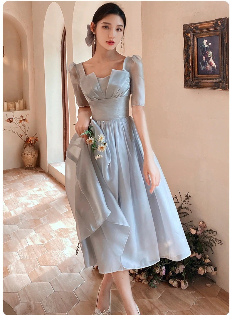 可愛いドレスパーティードレス結婚式お呼ばれドレス上品韓国風