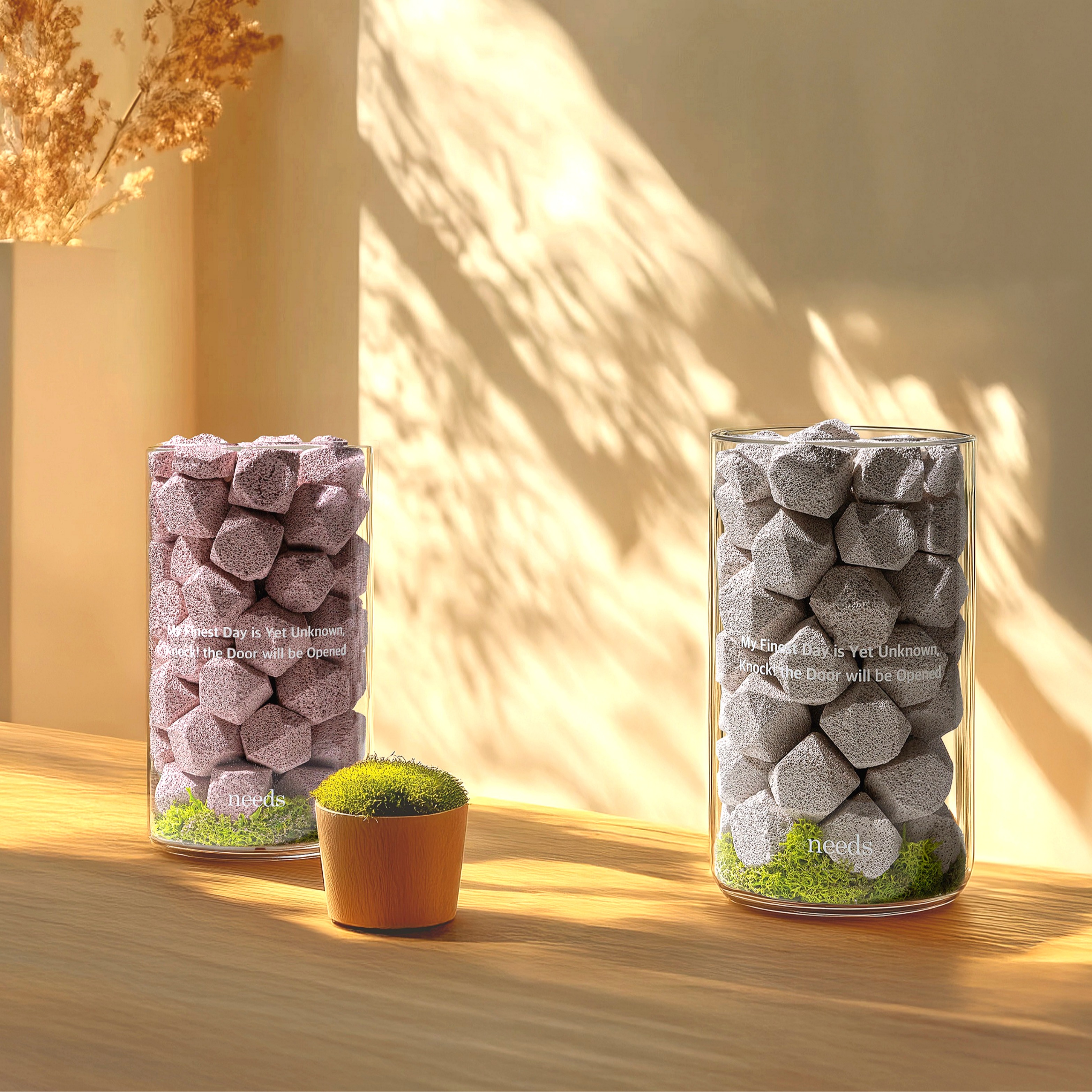 【1＋1】大容量ストーンディフューザー インテリアオブジェ 天然アロマ芳香剤