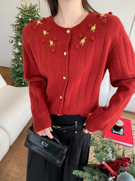 Lieer ラクダ ベルベット ラビット ファー スリーインワン 重工業 フラワー