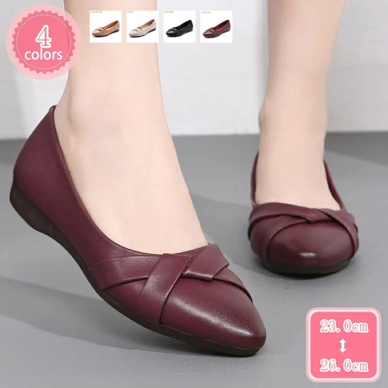 777円OFFクーポン パンプス レディース黒 ラウンドトゥ ローヒール ゥペタンコ フラットシューズ 歩きやすい ぺたんこ 通勤 通学 かわいい オフィス OL 就活 面接 マタニティの靴 アーモン