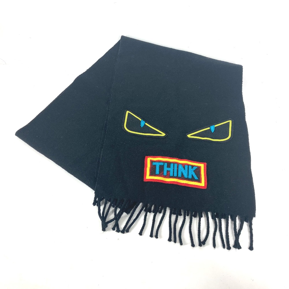 FENDI フェンディ バグズモンスターマフラー 男女兼用 FENDI