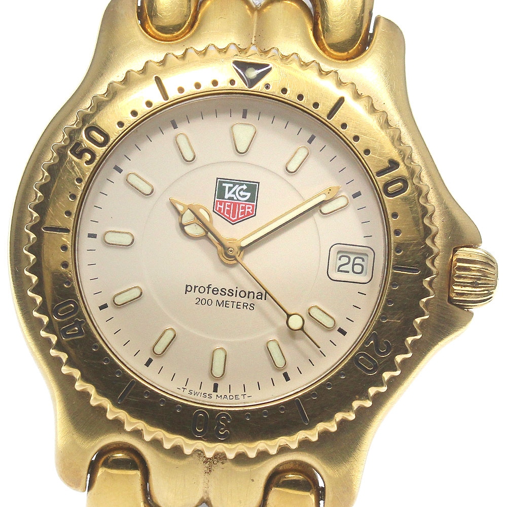 魅力的な価格 TAG Tagheuerタグホイヤー HEUER _785743【中古】 メンズ クォーツ デイト セル WG1130-0 その他 ブランド腕時計