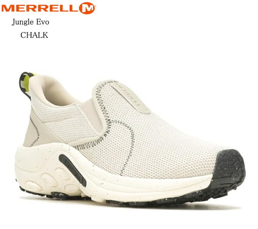 MERRELL(メレル)Jungle Evo レディス スリッポンモックカジュアルウォーキングスニーカー J005590 J005592 J005594 アッパーはメッシュ素材となり足入れも優しく包み