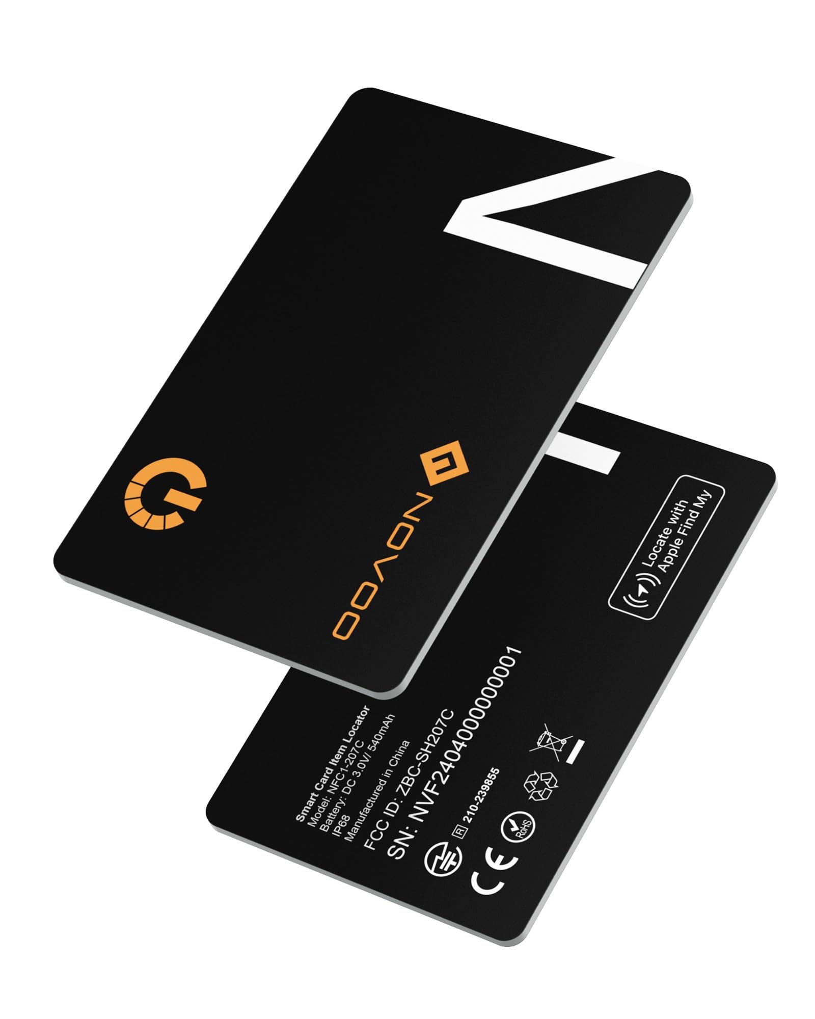 紛失防止タグ【最大10年長持ち・6年充電電池交換不要・0.16cm超薄・IP68防水・MFi認証品】エアタグ スマート ラッカー カード型 gpsタグ スマートタグ gpsトラッカー gps 小型 a