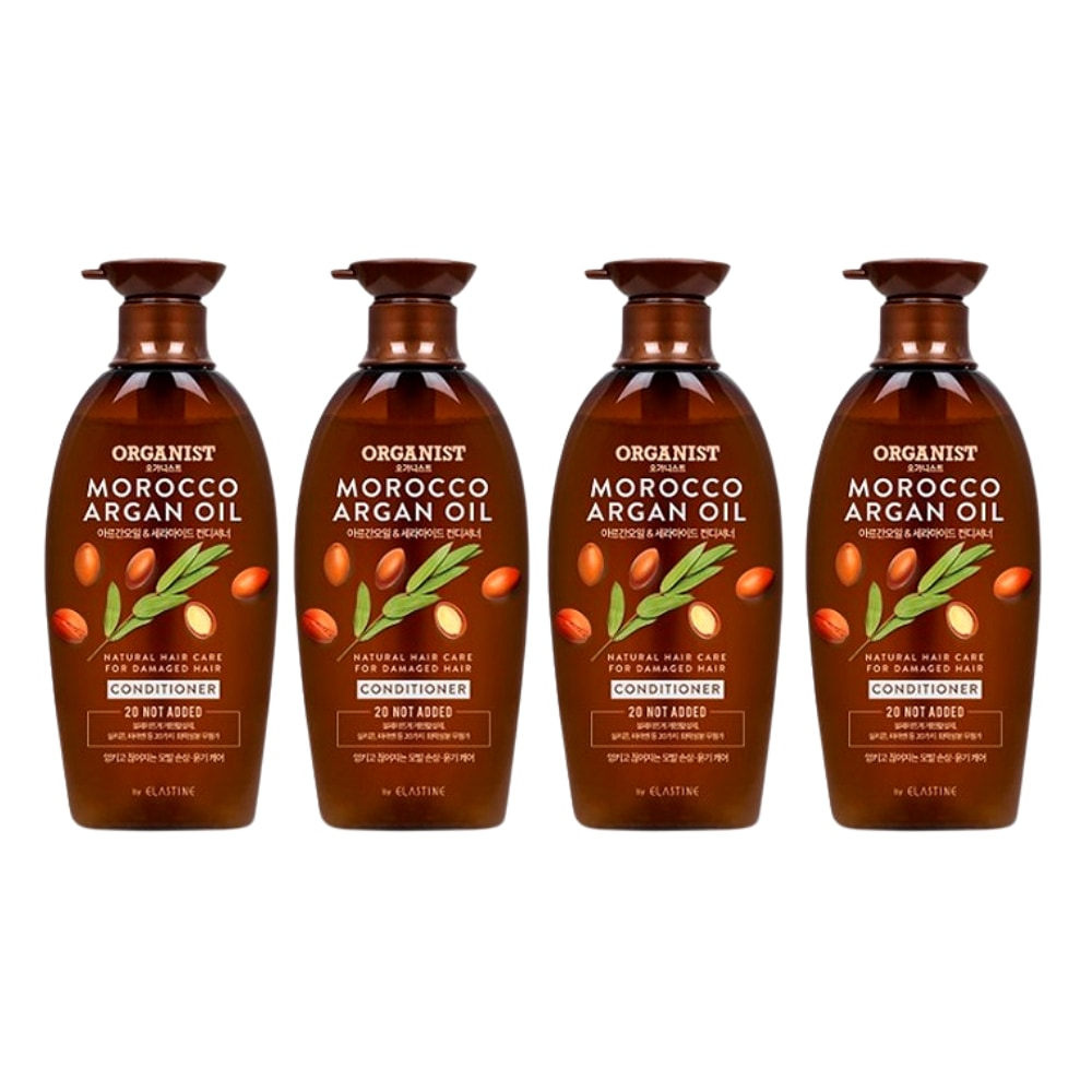 アルガンオイルコンディショナー 500ml X 4/損傷した髪