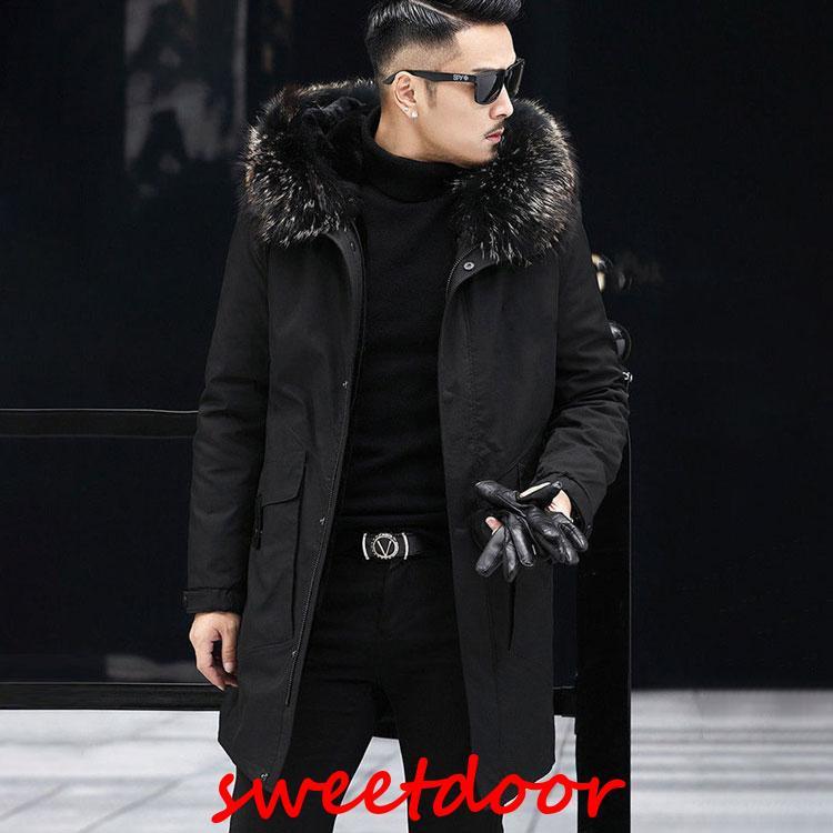 メンズ モッズコート 裏起毛　裏ボア　毛皮コート メンズ ファーコート　ボアコート　ボア メンズコート ミリタリーコート　防寒着 秋冬 暖かい 6,289円