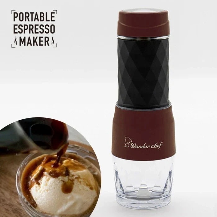 ポータブルエスプレッソメーカー 粉末専用モデル XTCB12-RD レッド コーヒー粉専用