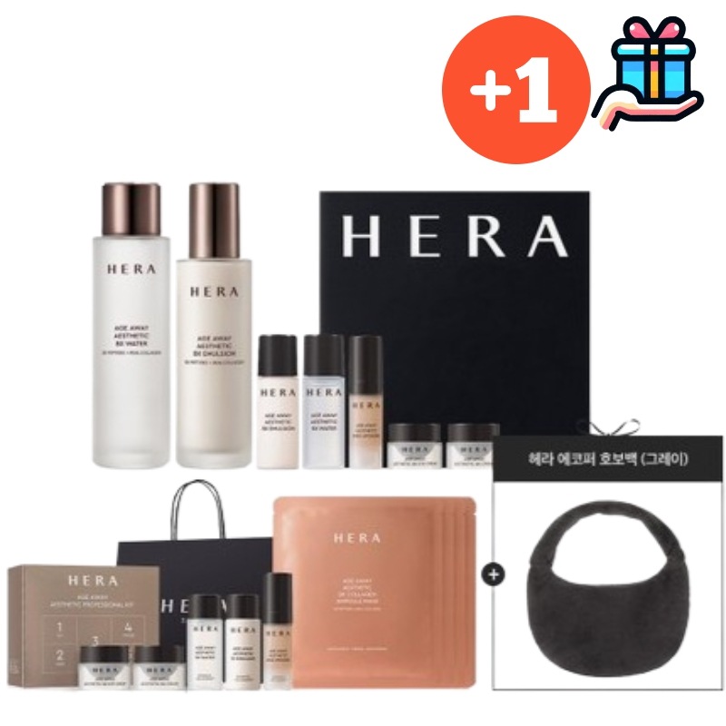 [韓国人気] NEW AGE AWAY AESTHETIC 2点セット ウォーターエマルジョン+最多追加贈呈品 サンプル基礎化粧品 弾力 韓国コスメ 正規品 スキンケア 保湿力 シワ 水分 乾燥