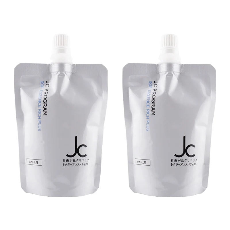 [2個セット]JC3GFエッセンスリッチプラス 美容液 100mL つめかえ用 ハリ ツヤ 保湿 レフィル 基礎化粧品 [ギフトラッピング対応]