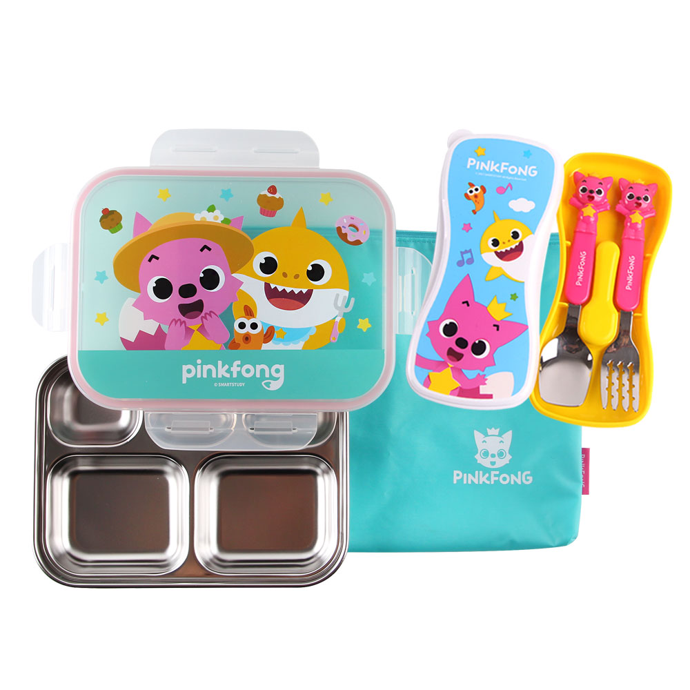 ピンクフォンエジソン立体スプーンフォーク弁当セット/BEST商品