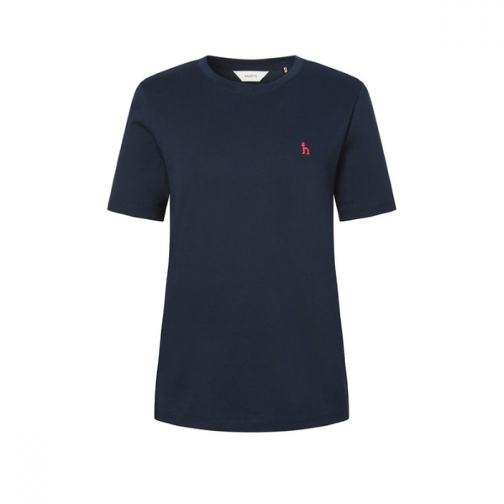 [ヘッジズレディース] 25SS エッセンシャルモーダルショートスリーブ T シャツネイビー HSTS5B303N2