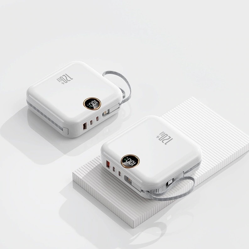 充電宝IMFは超高速充電宝の持参線をサポート飛行機に乗ることができる10000ミリアンペア小型携帯モバイル電源の小型軽量化アップル20000 Mに適用