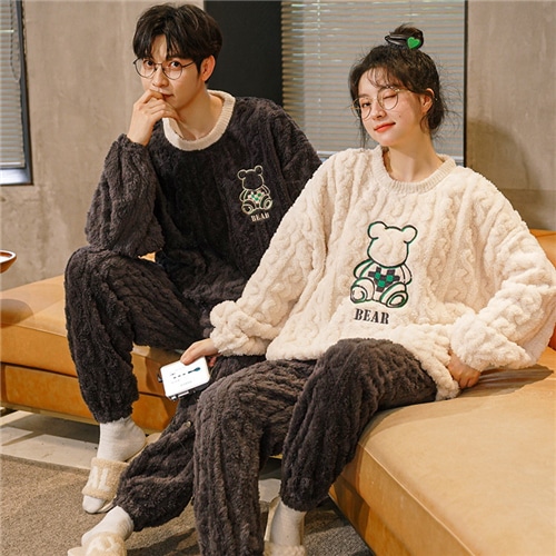 ルームウェア カップル ペア パジャマ 冬 結婚祝い ギフト セット プレゼント 友達 おしゃれ