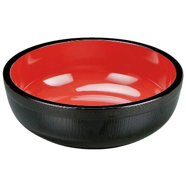 尺2 ABS外木目 新こね鉢/調理器具 内朱天黒 A 直径359mm97mm 日本製 食洗機対応 和食 レストラン 店舗 お店