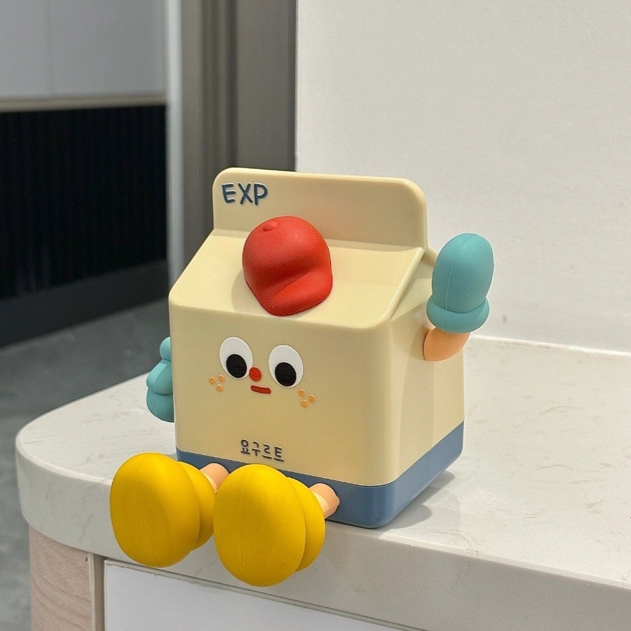 Liu Qin ミルクパック ナイトライト 寝室 睡眠 かわいい コンパニオン 雰囲気 ベッドサイドをなでる