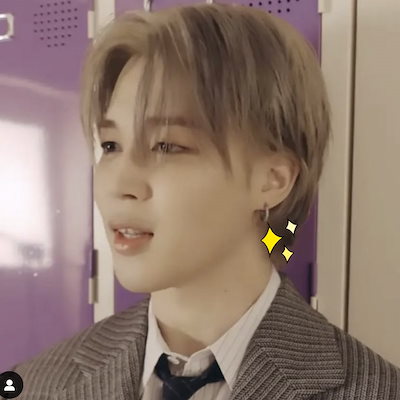 HR 269E (BTS JIMIN着用) BTS 手描きの芸術的な文字盤 ジミン 着用 HR 269E ピアス