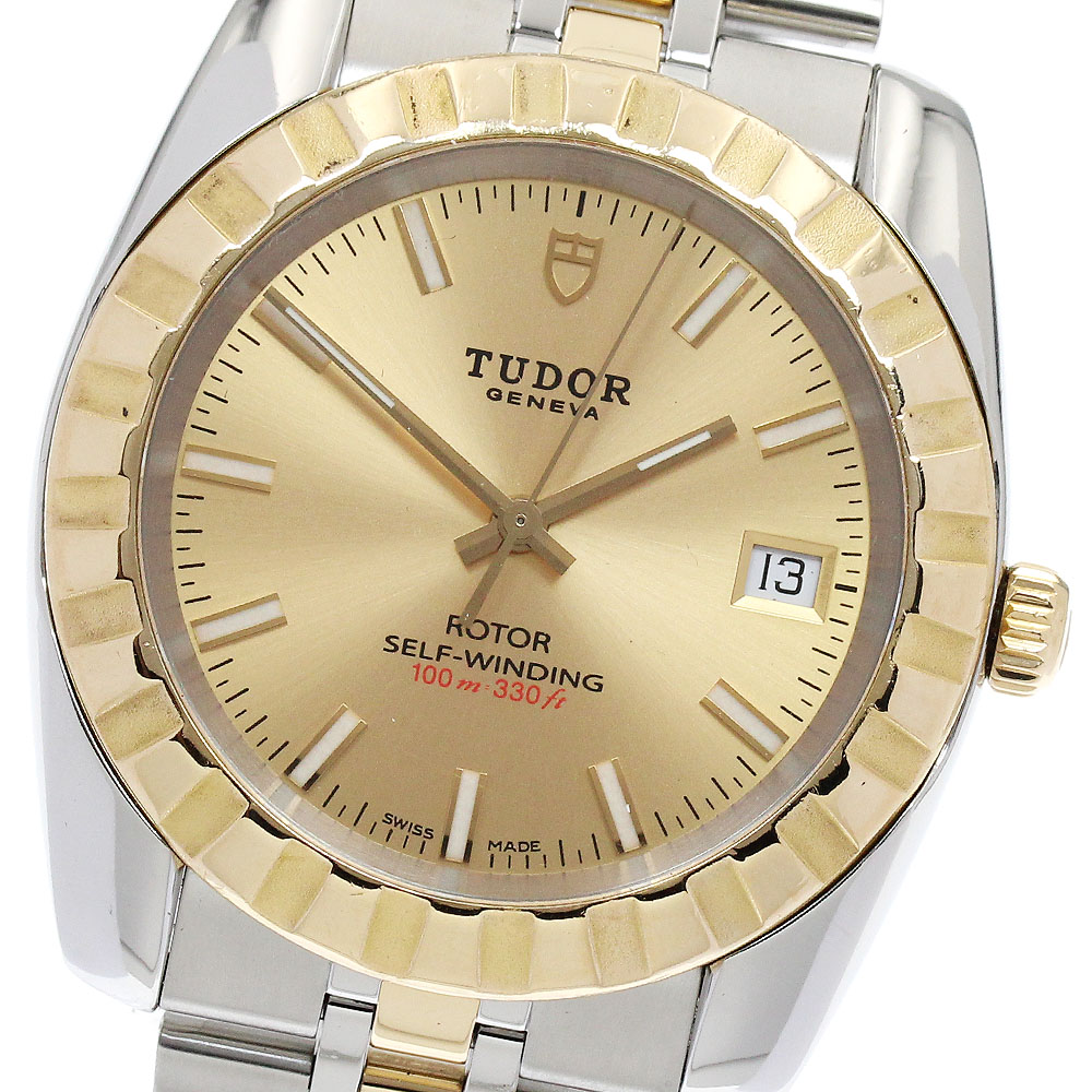 チュードル TUDOR 21013 クラシック デイト 自動巻き メンズ 保証書付き_891455【中古】