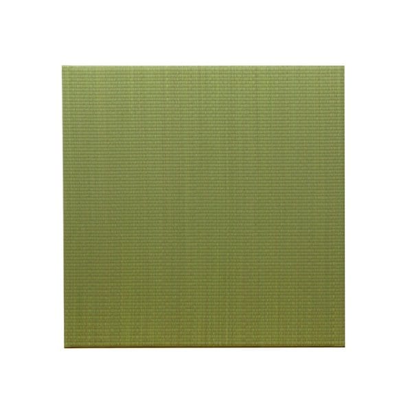 純国産 置き畳 約ユニット畳 約無地 カラー シンプル 『プラード』 ライトグリーン 約70x70cmx1.7cm 単品