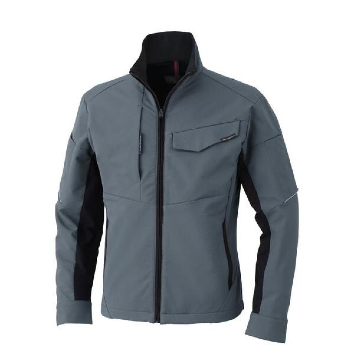 コーコス信岡 CO-COS ストレッチ 長袖ブルゾン A-7061 チャコール Sサイズ 長袖 軽量 高機能 制服 ワークウェア 作業服 帯電防止素材 4,847円