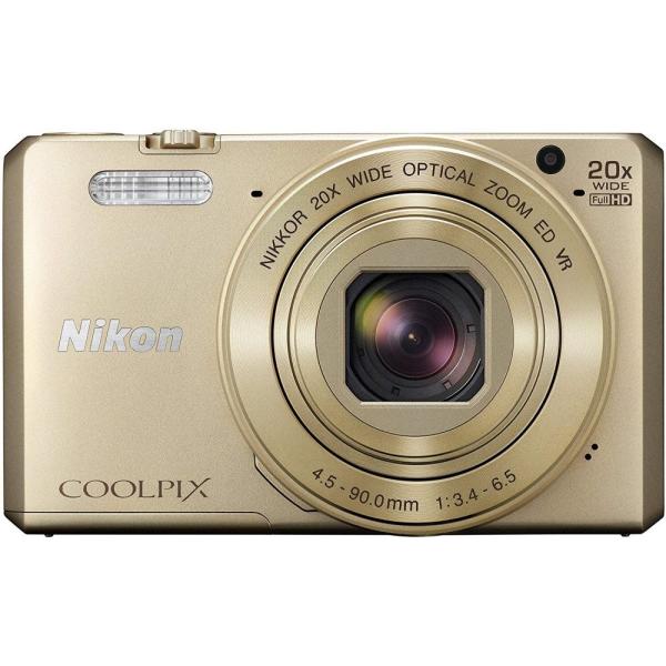 ニコンニコン Nikon COOLPIX S7000 20倍ズーム 1605万画素 ゴールド S7000GL SDカード付き
