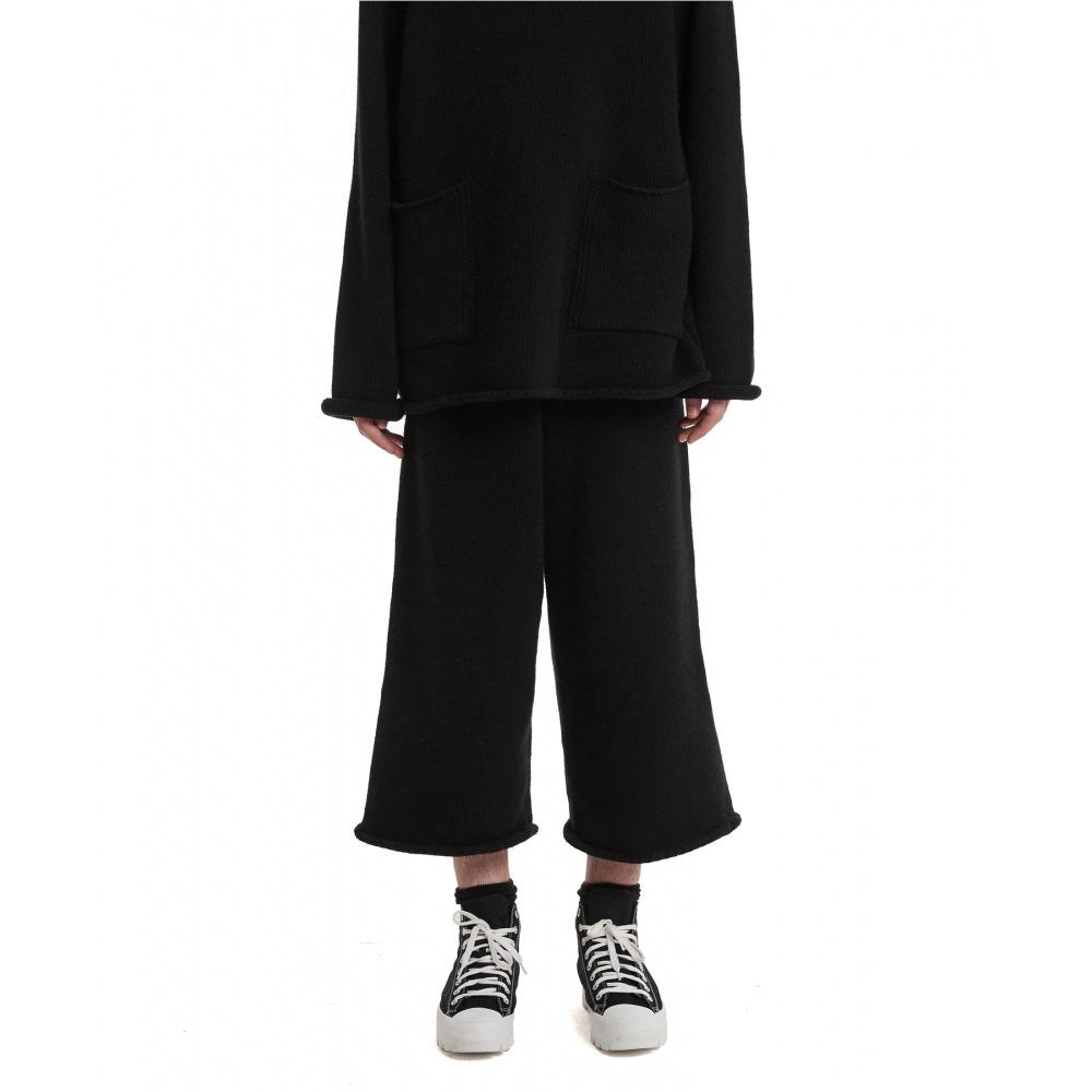 トランクプロジェクトレッグカシミアラウンジパンツブラック