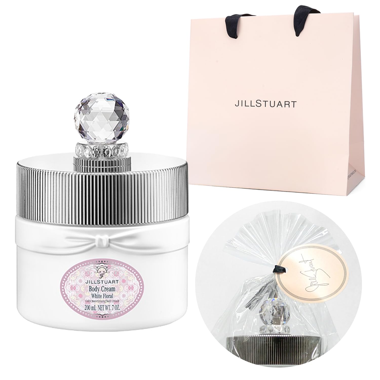 【国内正規品・ラッピング済み】JILL STUART ジルスチュアート ホワイトフローラル ボディクリーム 200g ボディケア スキンケア 誕生日 母の日 ホワイトデー クリスマスプ プレゼント ギ