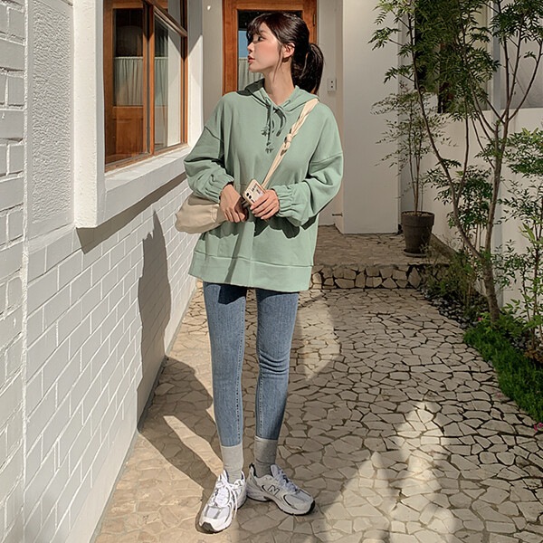 キューヘル ヒドゥンバンディング デニム スキニー 61783 ビッグサイズ レディースファッション