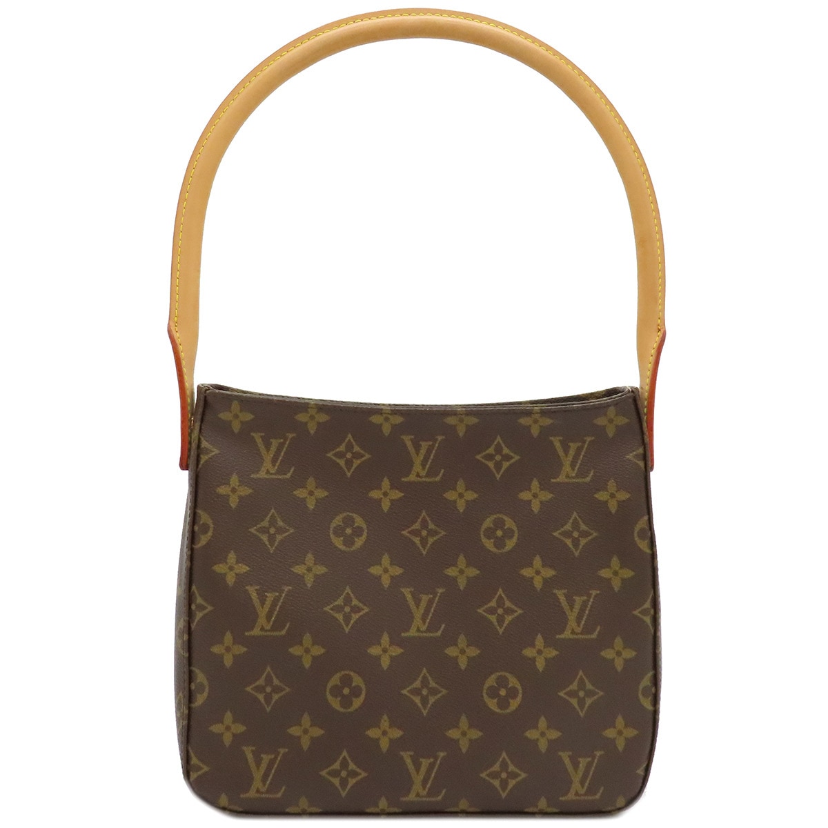 ルイヴィトン LOUIS VUITTON ハンドバッグ ルーピング MM モノグラムキャンバス モノグラム ゴールド金具 茶 M51146 FL0093 【箱】【中古】