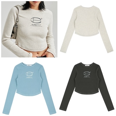 C 90S LINE WAFFLE LONG SLEEVE T-SHIRT