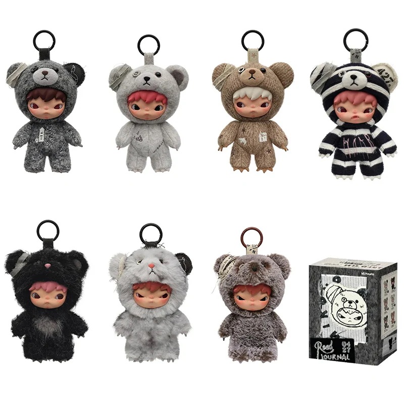 公式正規品 POP MART Hirono Road Journal シリーズ ぬいぐるみペンダント ブラインドボックス ガチャポン