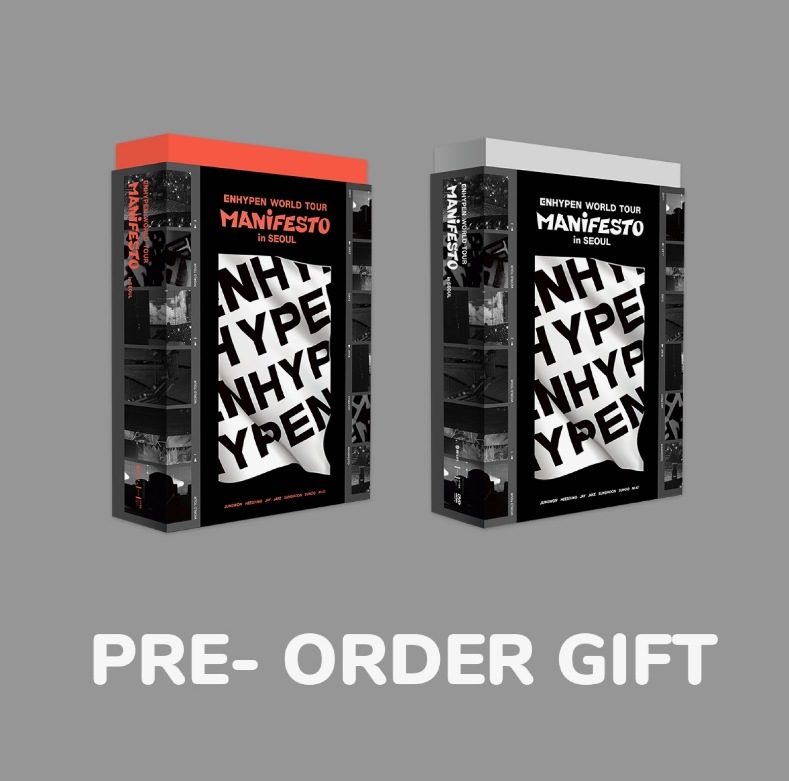 enhypen WORLD TOUR MANIFESTO in SEOUL DIGITAL CODE + DVD SET