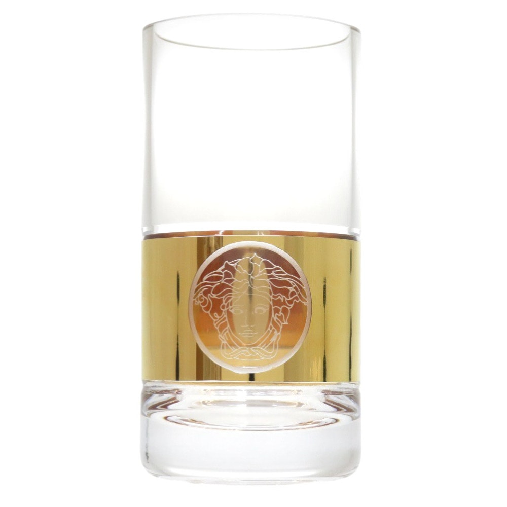 未使用品 Medusa Madness Gold Longdrink large グラス ガラス クリア 1222【中古】 ユニセックス
