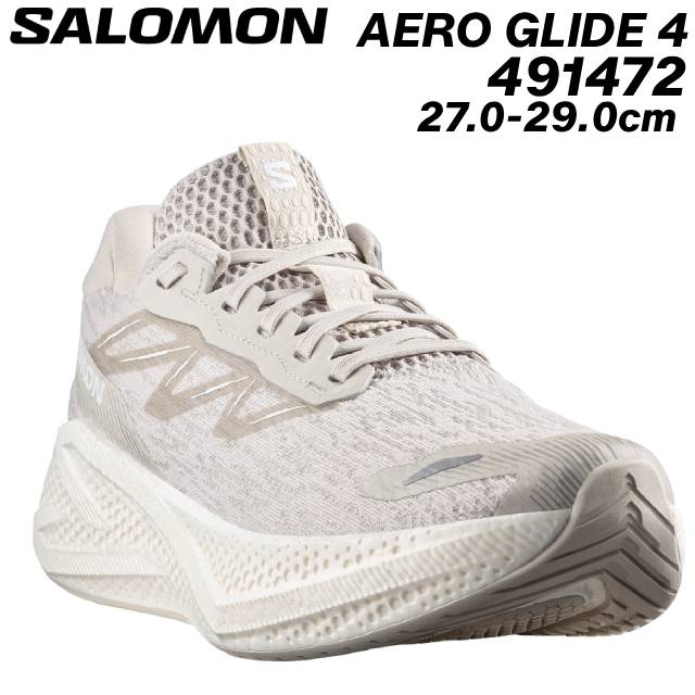 サロモン L49147200 AERO GLIDE 4 男性用ランニングシューズ メンズ 靴