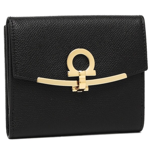 財布 22C877 0673998 GANCINO CILIP レディース 二つ折り財布 NERO