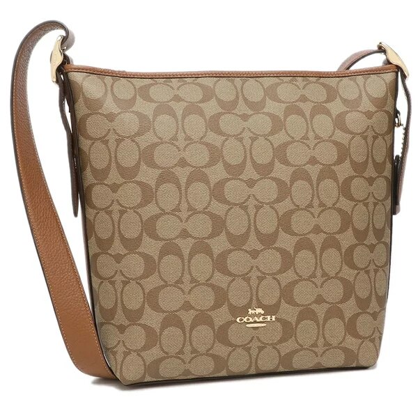 アウトレット ショルダーバッグ シグネチャー ベージュ ブラウン レディース C2819 IMS5U