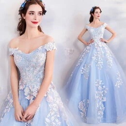 ウェディングドレス ロングドレス演奏会 ウェディングドレス 二次会ドレス 上品 カラードレス 贅沢高級感あふれる 演奏会用ドレスピアノロングドレス演奏会発表会ドレスAラインカラードレス声楽 大きいサイ