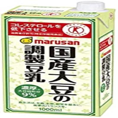 [トクホ]マルサン 国産大豆の調製豆乳 1L6本