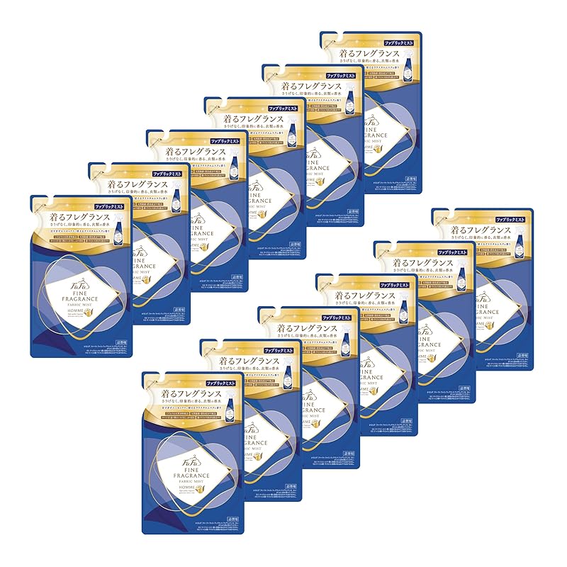 ファーファ 消臭 芳香剤 ファインフレグランス ファブリック ミスト オム クリスタル ムスク の香り 詰替 (270ml) 12個 セット