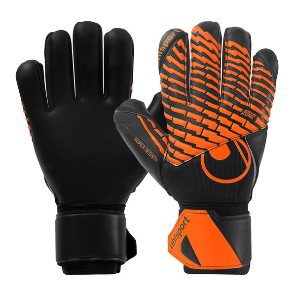 uhlsport ウールシュポルト スーパーレジスト ハーフネガティブ 1011388-01 キーパー手袋 サッカー